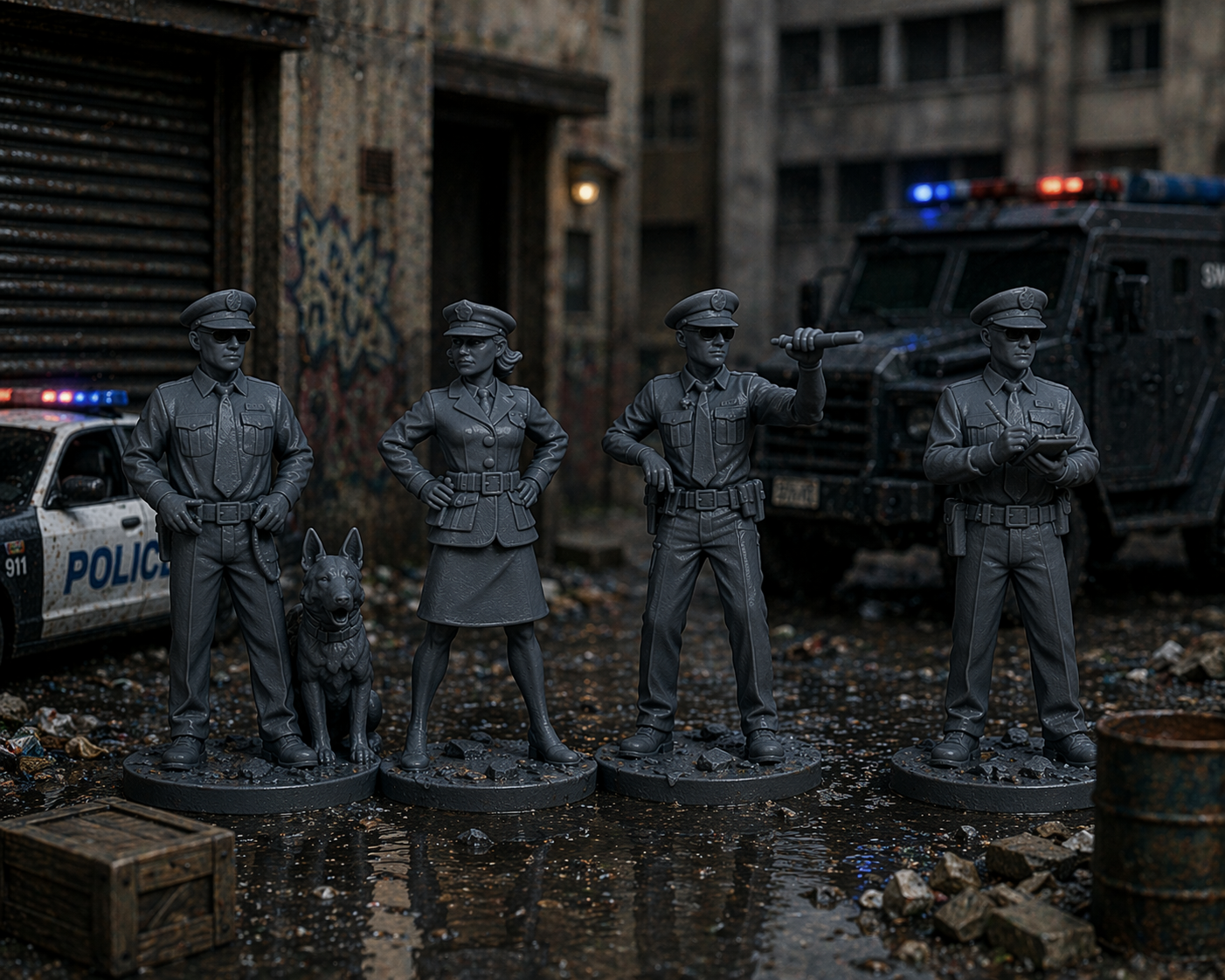 Police miniature collection