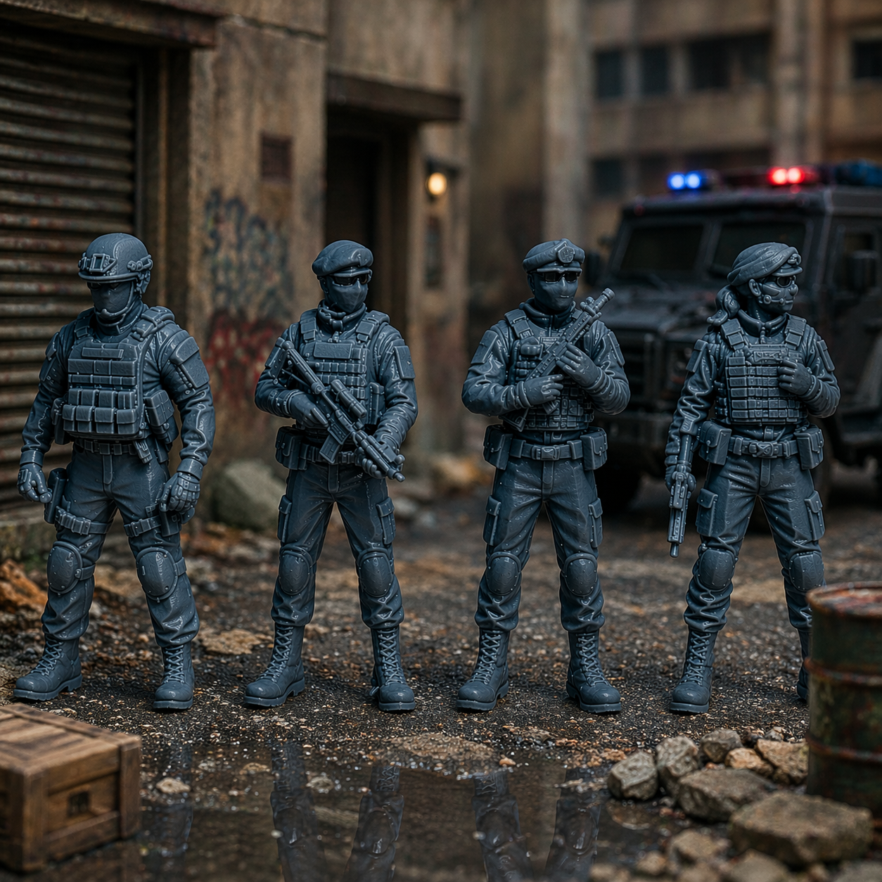 SWAT miniature collection