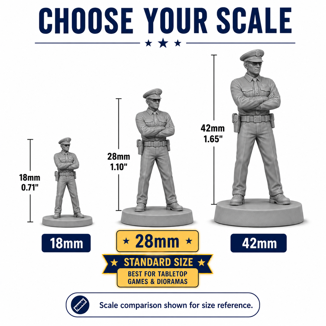 Police Figures — 28mm